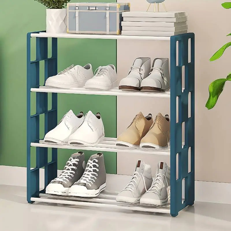 Single-Piece Multi-layer Shoe Rack