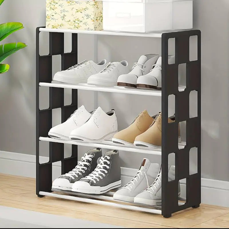 Single-Piece Multi-layer Shoe Rack