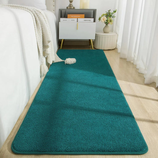 2x6 Soft Teal Washable Rug