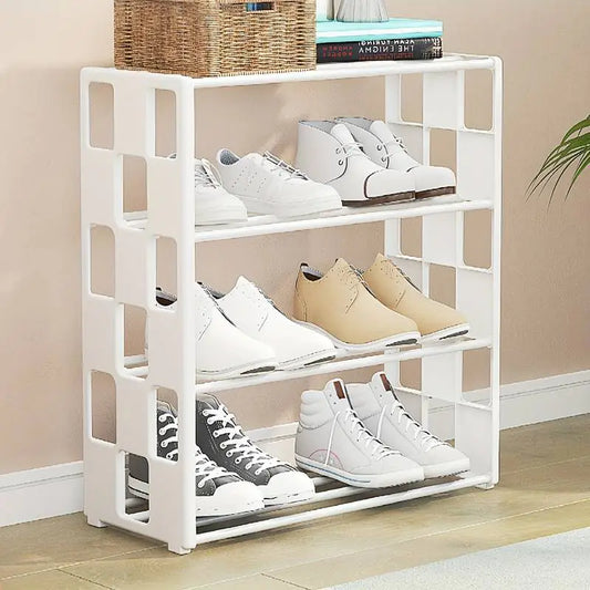 Single-Piece Multi-layer Shoe Rack